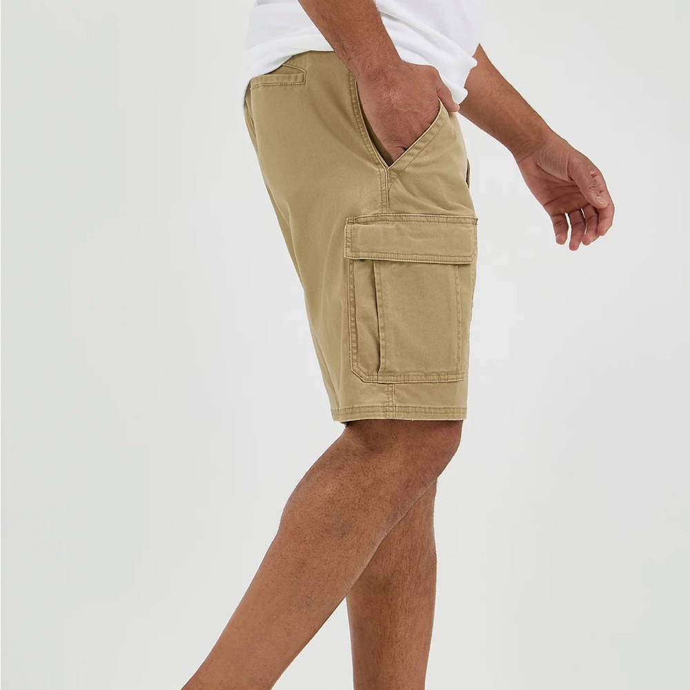 Men's Tan Cargo Shorts